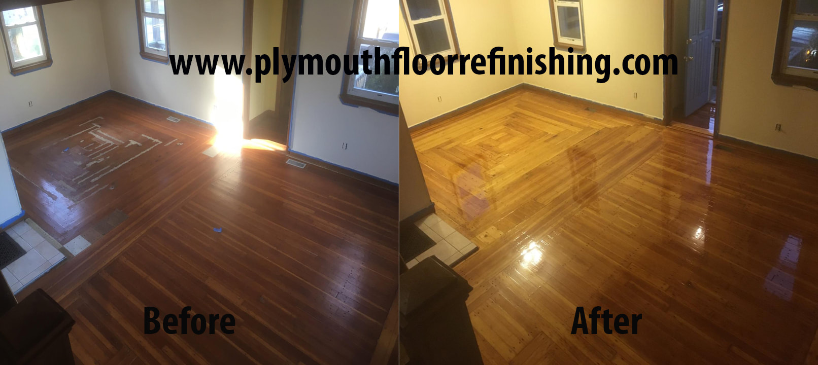 Wood floors before and after photos